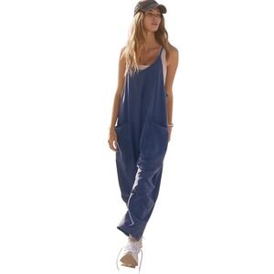 Womens‎ Free People Movement Hot Shot Blue Indigo Size Large